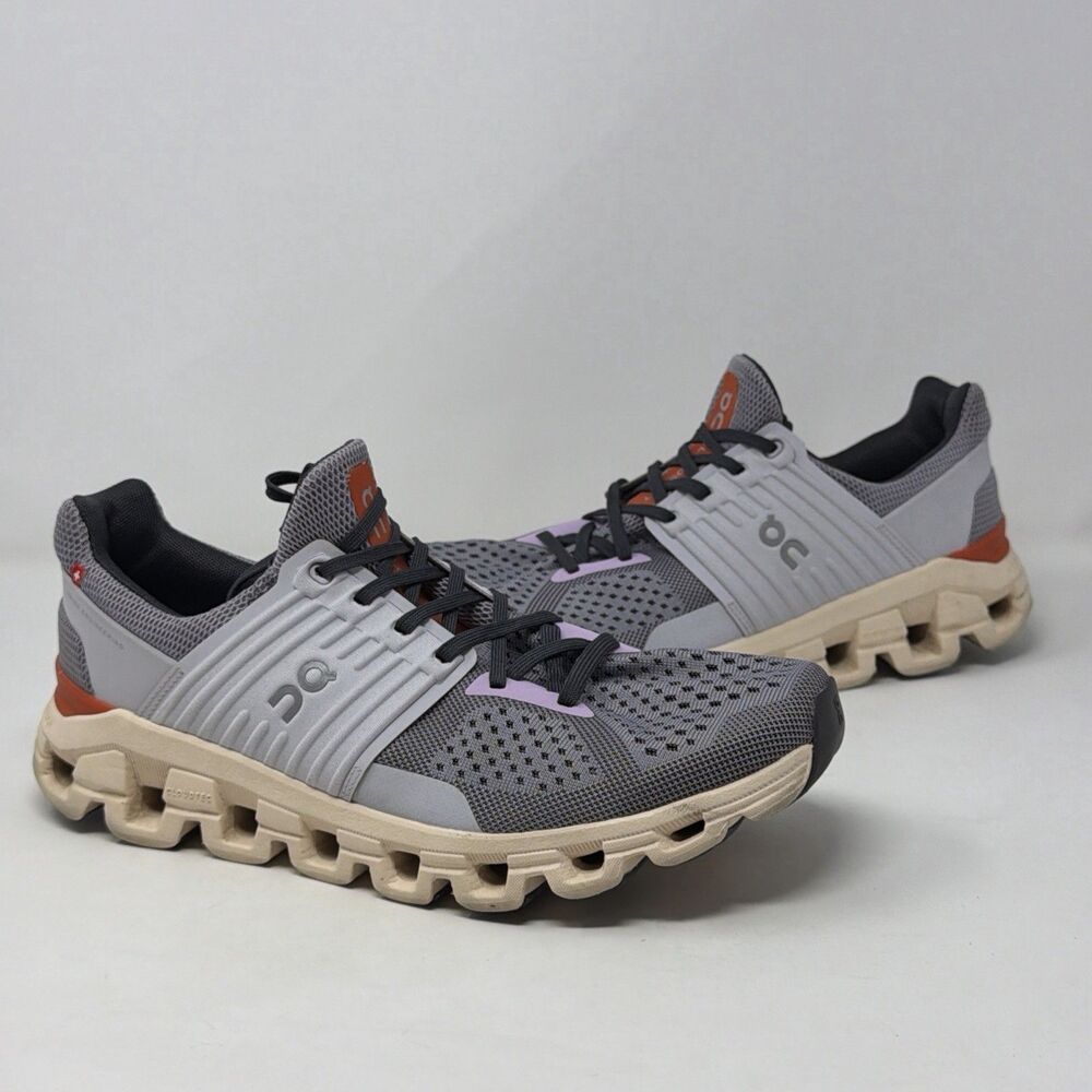 On Cloudswift Swiss Engineering Gray Lavender Running Shoes Women’s Size 10 AUTH